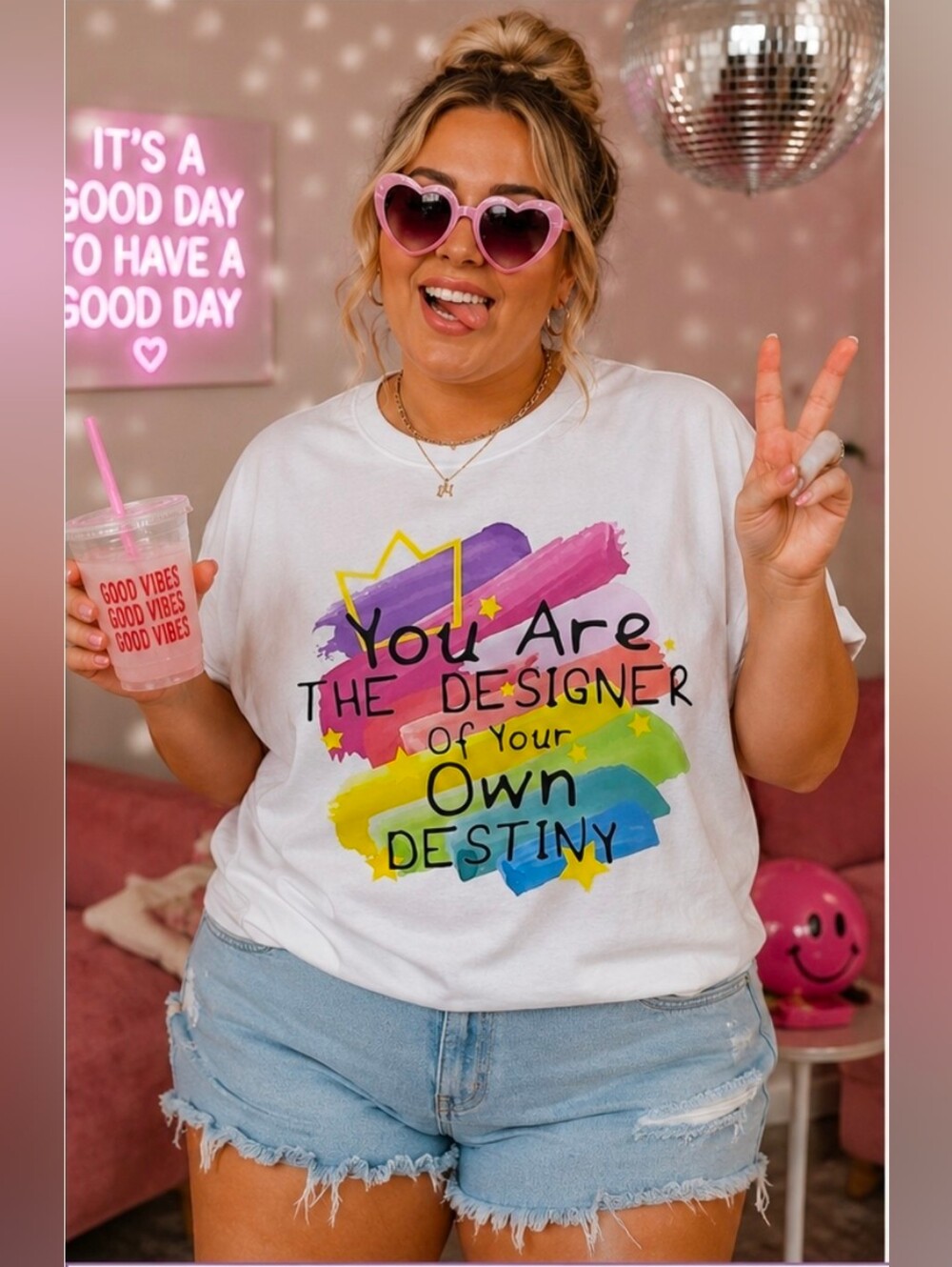 "You are the designer of your own destiny" t-shirt
